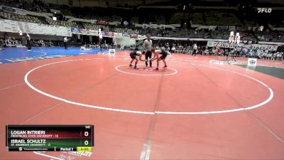 141 lbs Quarters & Wb (16 Team) - Israel Schultz, St. Andrews University vs Logan Intrieri, Frostburg State University