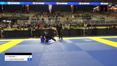 HELENA CREVAR vs ANA LUIZA FRIAS FERNANDES 2024 Pan Jiu Jitsu IBJJF Championship