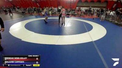 145 lbs Cons. Round 1 - Brendan Winn-Kelley, ND vs Benjamin Capitosti, IL