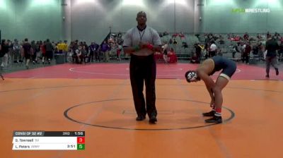 133 lbs Consi of 32 #2 - Gabe Townsell, Stanford vs Lane Peters, Army West Point