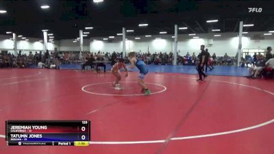 125 lbs Quarters & 1st Wb (16 Team) - Jeremiah Young, California vs Tatumn Jones, Indiana