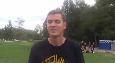 Iowa coach Layne Anderson pre-meet