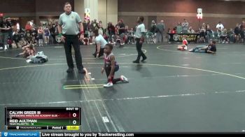 56 lbs Finals (8 Team) - Calvin Greer III, Contenders Wrestling Academy Blue vs Reid Aultman, Team Palmetto
