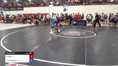 92 kg Round Of 32 - Jack Wilt, Lehigh Valley Wrestling Club vs Jacob Cardenas, Spartan Combat RTC