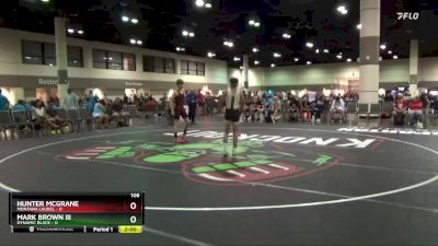 106 lbs Round 1 (6 Team) - Hunter McGrane, Montana Laurel vs Mark Brown III, Dynamic Black