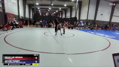 63 lbs Round 3 - Mikaih Lee Mensah, Washington vs Archer Markey, Team Aggression Wrestling Club