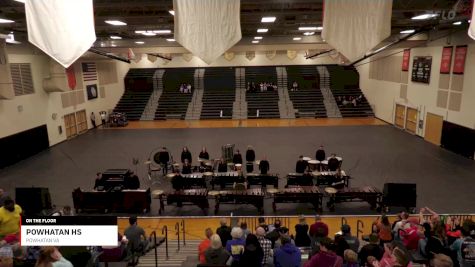 Powhatan HS "Powhatan VA" at 2023 WGI Perc/Winds Richmond Regional