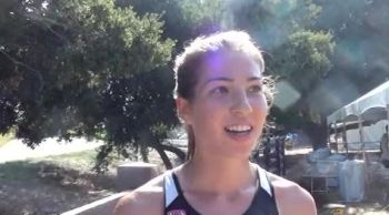 Cayla Hatton (Stanford) after 2nd place finish in collegiate debut at 2012 Stanford Invitational