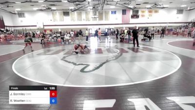 106 lbs Final - Joshua Gormley, Cordoba Trained vs Richie Wootten, Seagull Wrestling Club