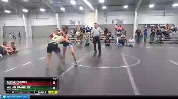 100 lbs Placement (4 Team) - Alijah Franklin, Bull Island vs Chase Hughes, Xtreme Team