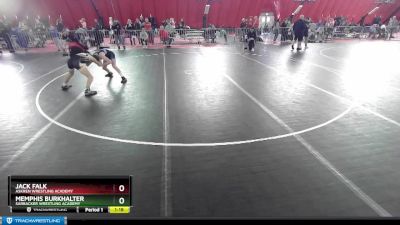 100 lbs Semifinal - Memphis Burkhalter, Sarbacker Wrestling Academy vs Jack Falk, Askren Wrestling Academy