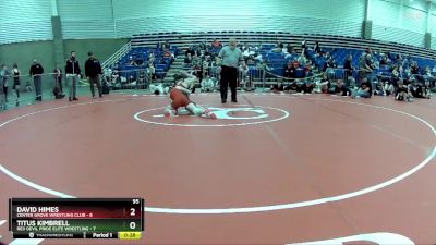 95 lbs Round 3 (6 Team) - David Himes, Center Grove Wrestling Club vs Titus Kimbrell, Red Devil Pride Elite Wrestling