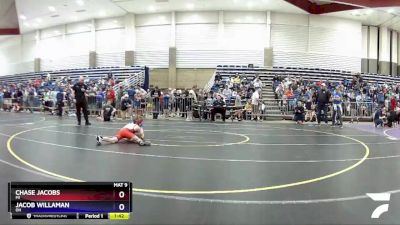 78 lbs Cons. Round 2 - Chase Jacobs, MI vs Jacob Willaman, OH