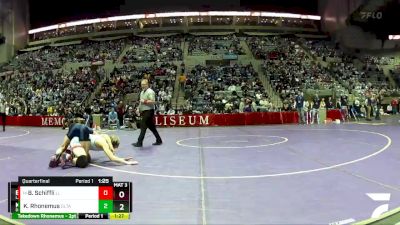 145 lbs Quarterfinal - Brady Schiffli, Lakeland vs Kolten Rhonemus, Delta