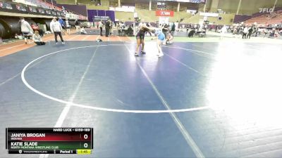 G159-169 lbs Round 3 - Katie Slade, North Montana Wrestling Club vs Janiya Brogan, Indiana