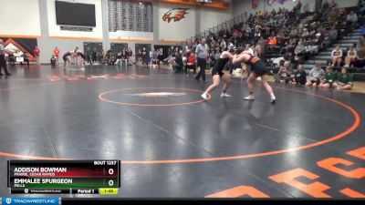 G-24 lbs Round 3 - Addison Bowman, Prairie, Cedar Rapids vs Emmalee Spurgeon, Pella