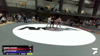 175 lbs Quarterfinal - Ezekiel McEwen, WA vs Colton Schaad, CA