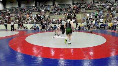 130 lbs Quarterfinal - Brayden Barnes, Woodland Wrestling vs Jack Litten, TitleTown Wrestling Academy