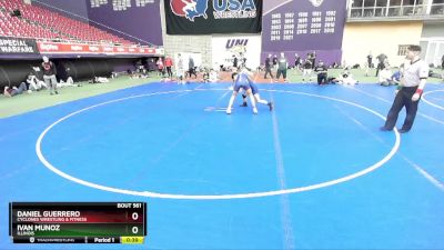 120 lbs Cons. Round 4 - Ivan Munoz, Illinois vs Daniel Guerrero, Cyclones Wrestling & Fitness