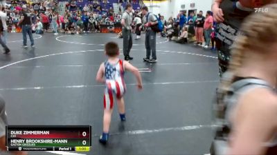 56 lbs Cons. Round 1 - Henry Brookshire-Mann, Gaston Grizzlies vs Duke Zimmerman, C2X