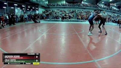 130 lbs Cons. Round 2 - Cruz Smith, Team St Louis Wrestling Club-A vs Jackson Mckee, Ozark Youth Wrestling-AAA