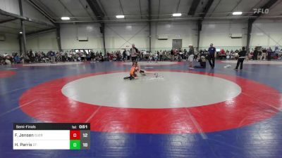 70 lbs Semifinal - Finn Jensen, Guerrilla Wrestling Academy vs Houston Parris, Dendy Trained Wrestling