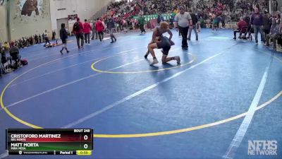 122 Boys Cons. Round 2 - Matt Morta, Mira Mesa vs Cristoforo Martinez, Del Norte