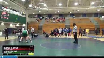 220 lbs 3rd Place Match - Justice El Sayad, Temecula Valley vs Lathen Havens, Helix Charter