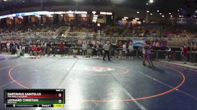 1A 285 lbs Champ. Round 1 - Dartavius Saintelus, The King`s Academy vs Leonard Christian, Palm Bay