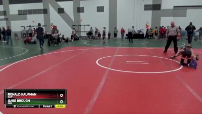 78 lbs Semifinal - Ronald Kaufman, BLUF vs Gabe Brough, GIBS