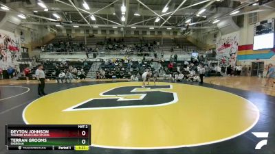 170 lbs 1st Place Match - Terran Grooms, Sheridan vs Deyton Johnson, Thunder Basin High School