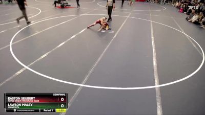 Semifinal - Easton Seubert, Maple Grove Wrestling Club vs Lawson Maley, Minnesota