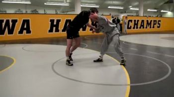 Mike Evans and Joe DuCharme drill