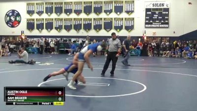 132 lbs Cons. Round 5 - Sam Braker, Anthony Wayne vs Austin Ogle, Revere