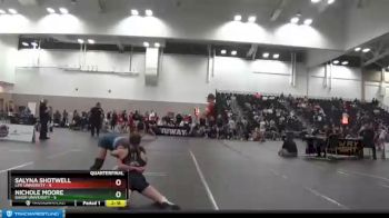 123 lbs Quarters & 1st Wb (16 Team) - Nichole Moore, Baker University vs Salyna Shotwell, Life University