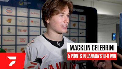 Celebrini Talks 5-Point Night At The WJC