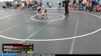 84 lbs Round 1 - Elijah Coe, KODIAK WRESTLING CLUB vs Kadin Ivy, MARATHON WRESTLING CLUB