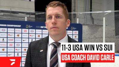 Team USA Coach David Carle On 11-3 Win Vs Switzerland