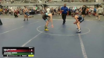 98 lbs Semis (4 Team) - Santino Aniska, Mat Assassins vs Kellen Duffey, TSB