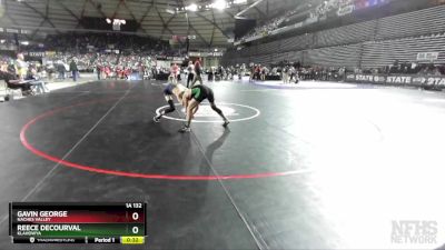 1A 132 lbs Cons. Round 2 - Reece Decourval, Klahowya vs Gavin George, Naches Valley