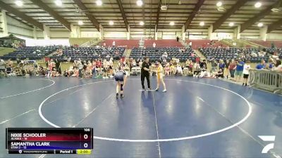 106 lbs Round 1 (8 Team) - Nixie Schooler, Alaska vs Samantha Clark, Utah 2