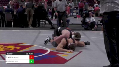 189 lbs First Round - Tyler Withers, Gettysburg vs Haydn Packer, Jersey Shore