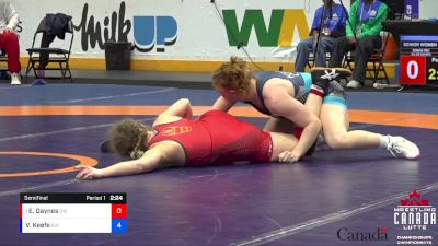 68kg Semifinal - Ellise Daynes, Dinos WC vs Vanessa Keefe, Brock WC