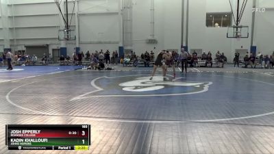 165 lbs Cons. Round 4 - Kadin Khalloufi, Johns Hopkins vs Josh Epperly, Roanoke College