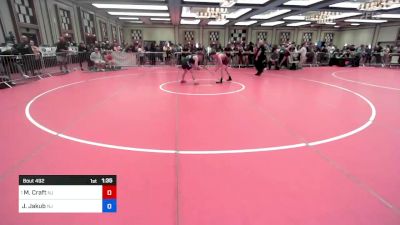 152 lbs Semifinal - Michael Craft, Nj vs Jimmy Jakub, Nj