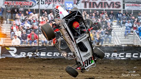 Watch Kyle Larson Flip At ChilI Bowl Nationals