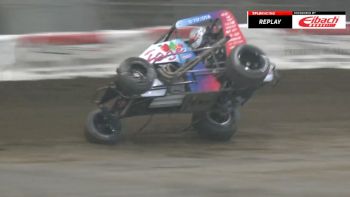 Spencer Bayston Crushes The Wall In Chili Bowl Pole Shuffle