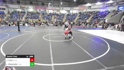 70 lbs Quarterfinal - Joshua Licon, Pomona Elite vs Landon Gherardini, Team Grand Valley Elite