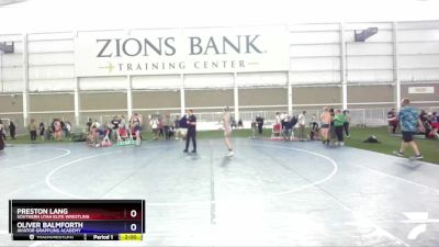 144 lbs Cons. Round 4 - Preston Lang, Southern Utah Elite Wrestling vs Oliver Balmforth, Aviator Grappling Academy