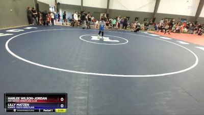 69-74 lbs Round 1 - Harlee Wilson-Jordan, Mat Demon Wrestling Club vs Lilly Matzen, Ilwaco Youth Wrestling